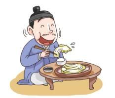 배추 먹는 옛날 사람