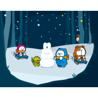 겨울_눈사람_배경1